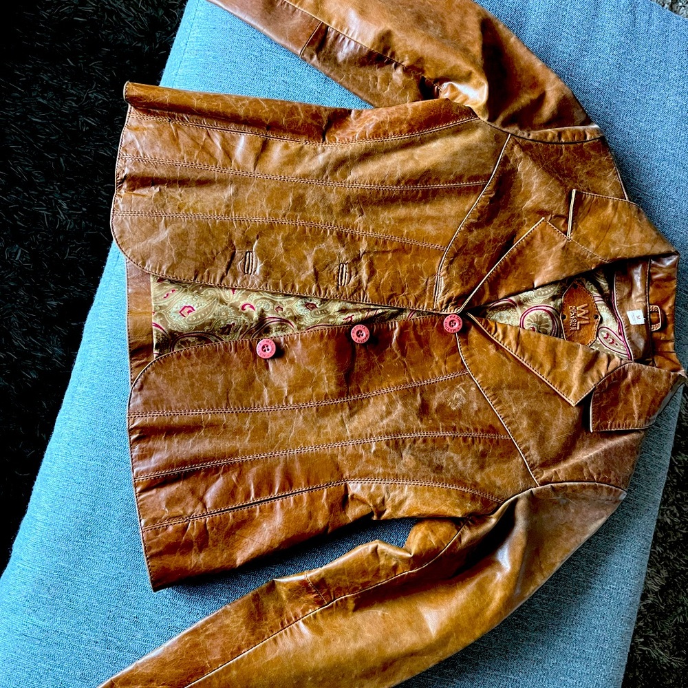 Wilson Leather brown leather jacket